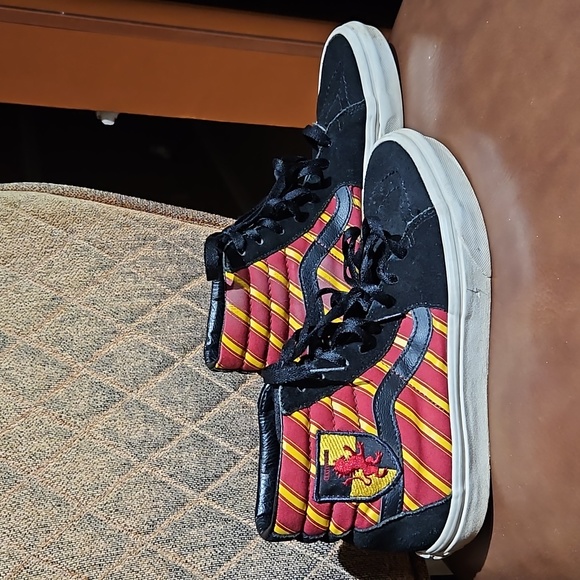 Vans Shoes - Vans X Harry Potter Gryffindor SK8-Hi Lace Up High Top Sneakers Shoes Multicolor